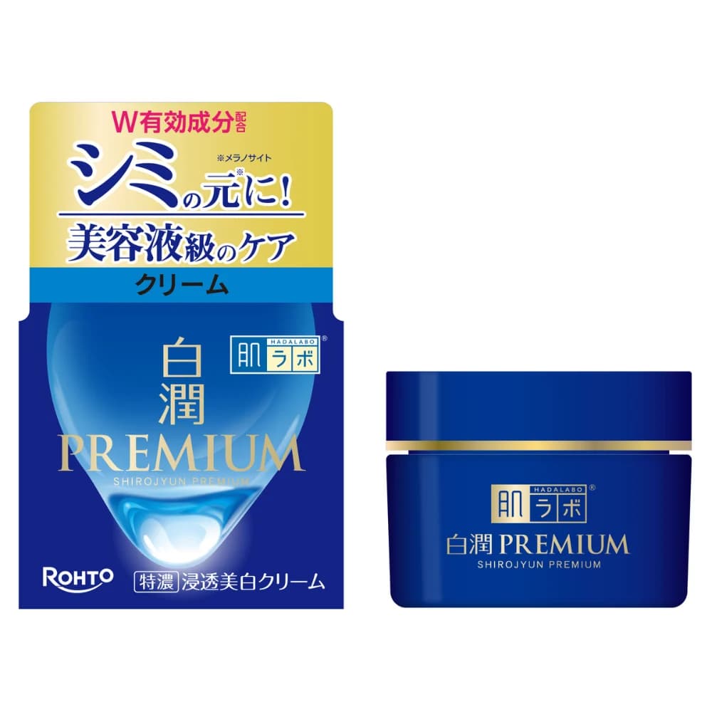 Rohto HadaLabo Shirojyun Premium Deep Whitening Cream (Moisturiser) 50g
