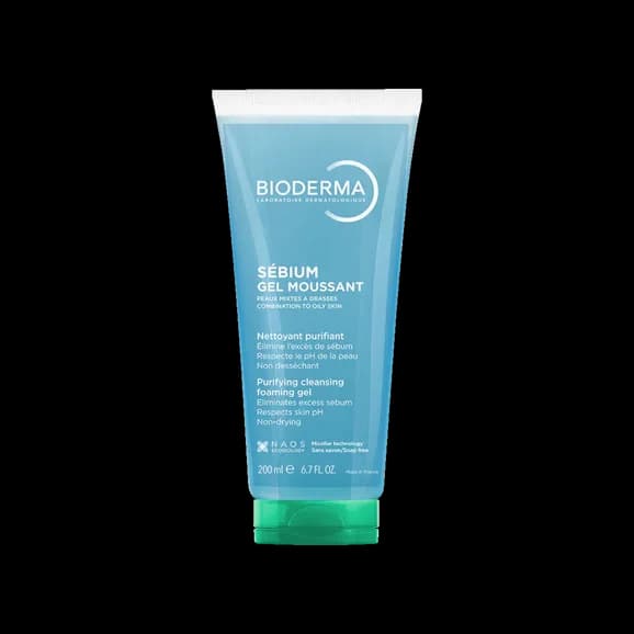 Bioderma Sebium Gel Moussant Purifying Cleansing Foaming Gel 200ml
