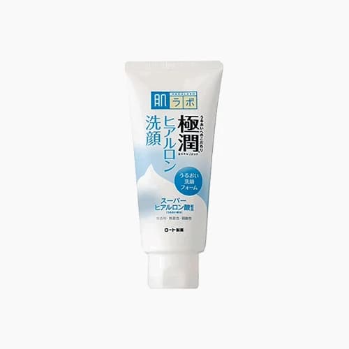 Rohto HadaLabo Gokujyun |Face Cleansing Foam | Super Hyaluronic Acid & Suction Type Hyaluronic Acid 