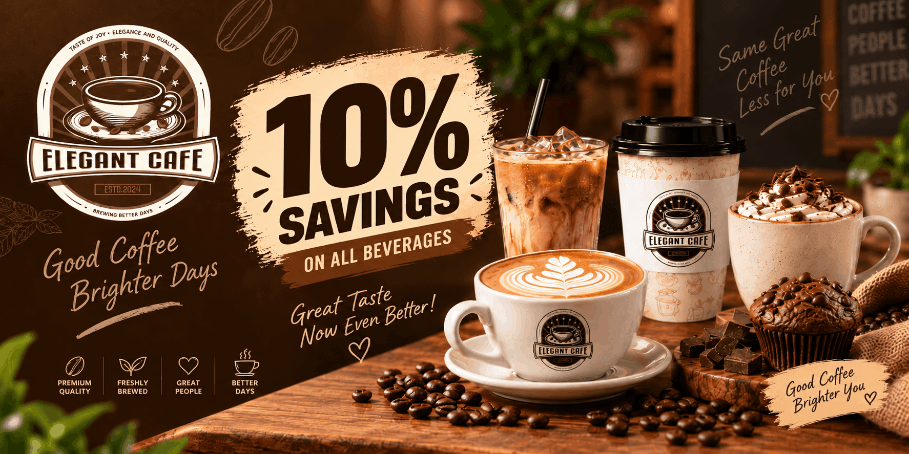 Elegant Cafe (only for delivery at 27 Shaptak Square)