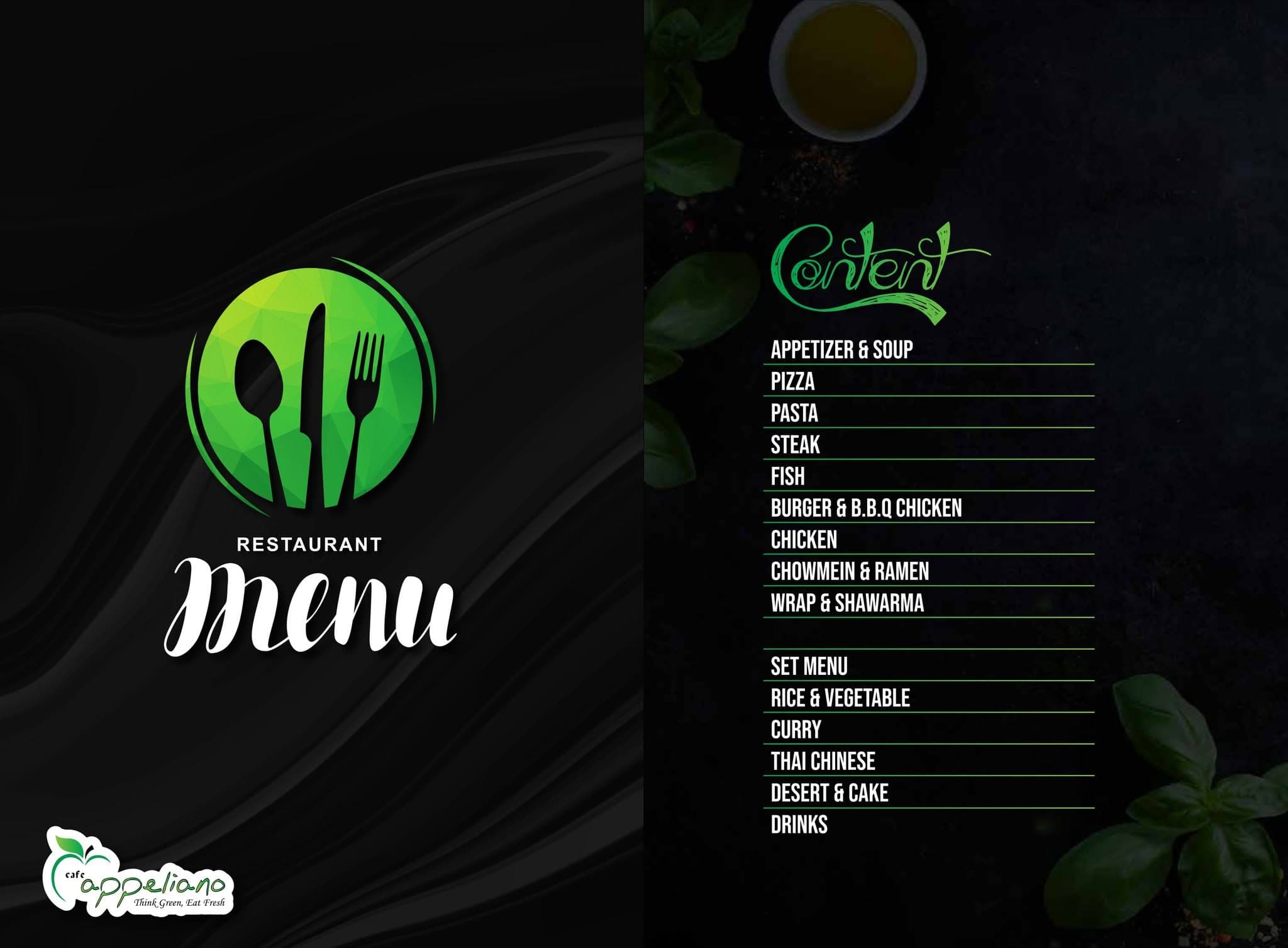Cafe Appeliano Dhanmondi menu image 1
