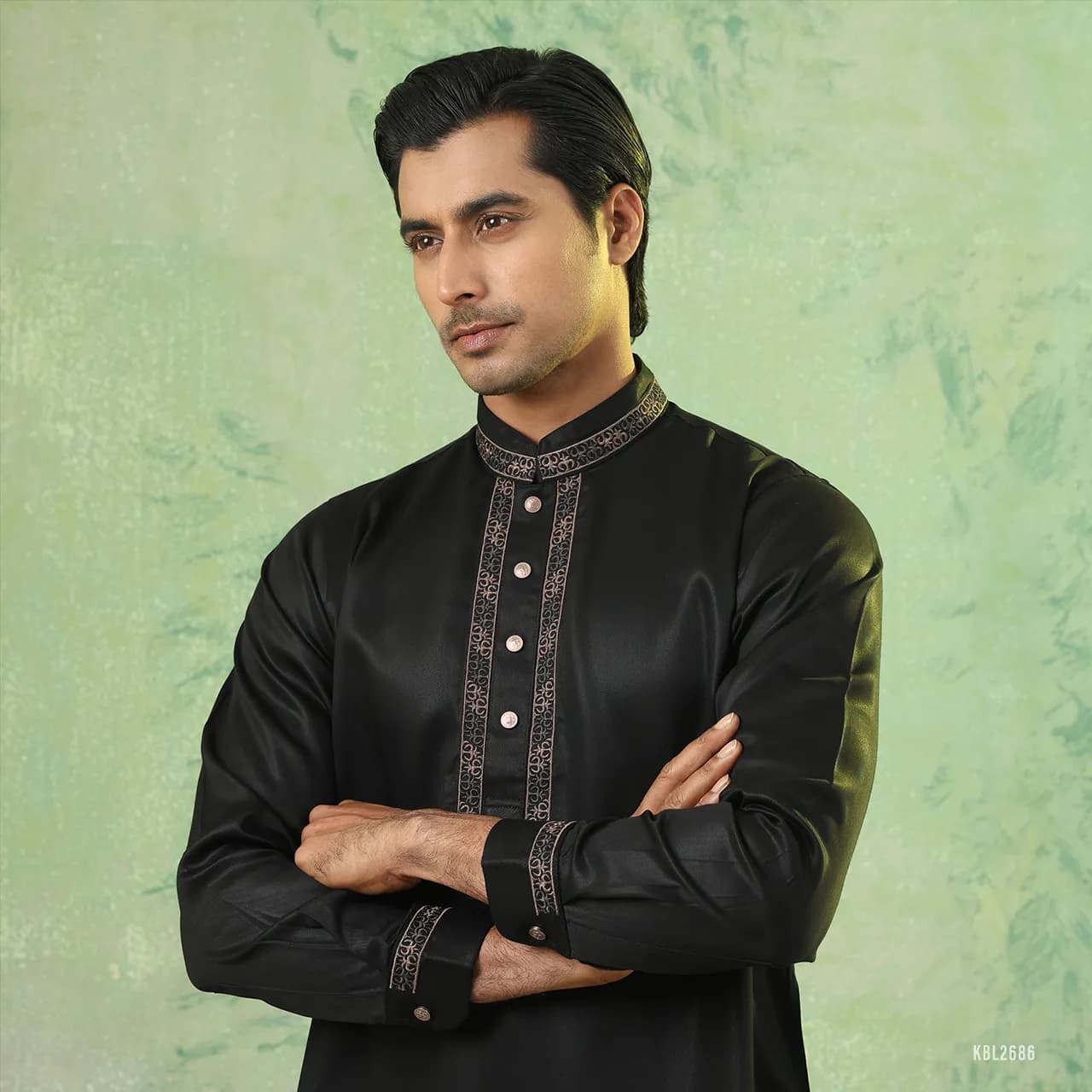 Premium Embroidered Kabli Set