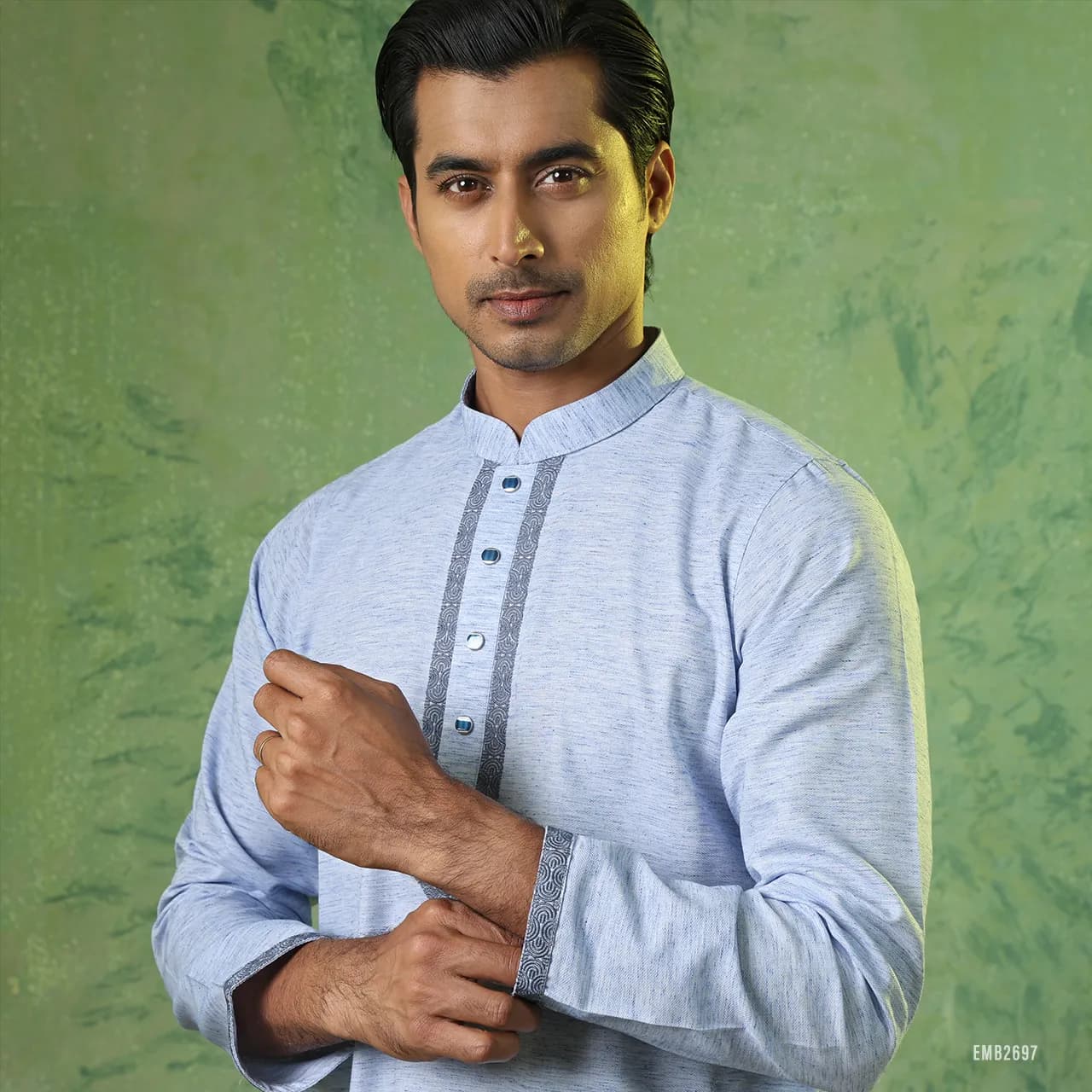 Classic Embroidered Panjabi for Men