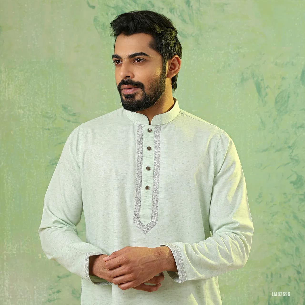 Classic Embroidered Panjabi for Men