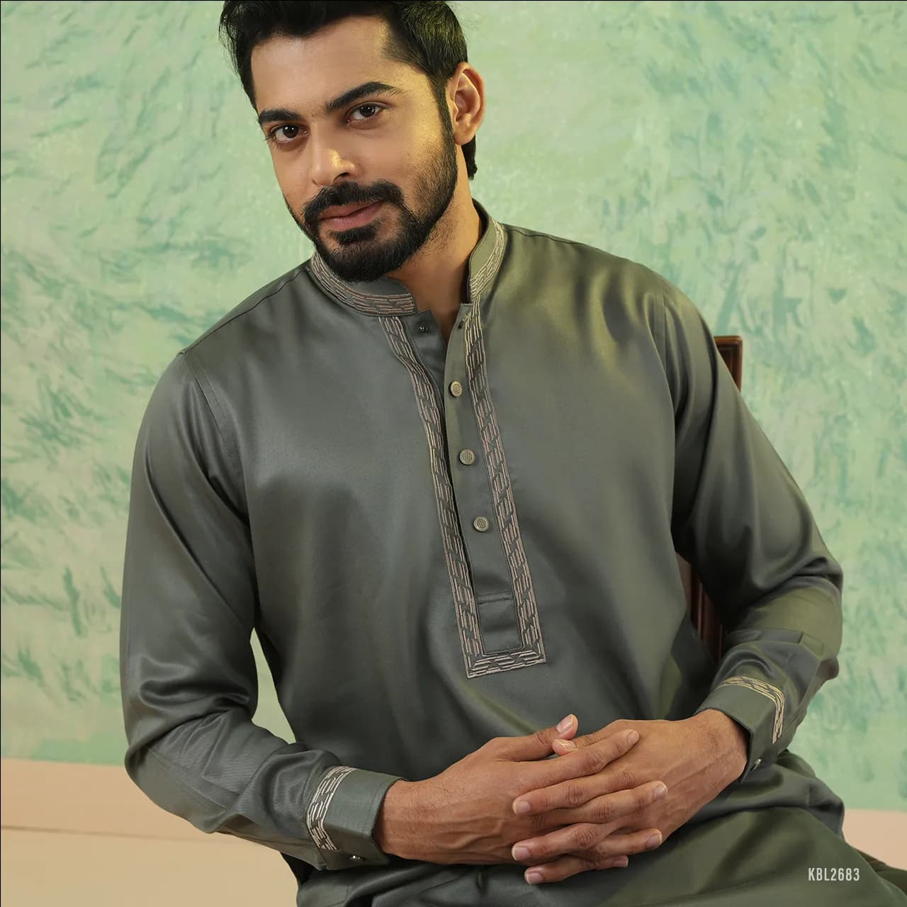 Premium Embroidered Kabli Set