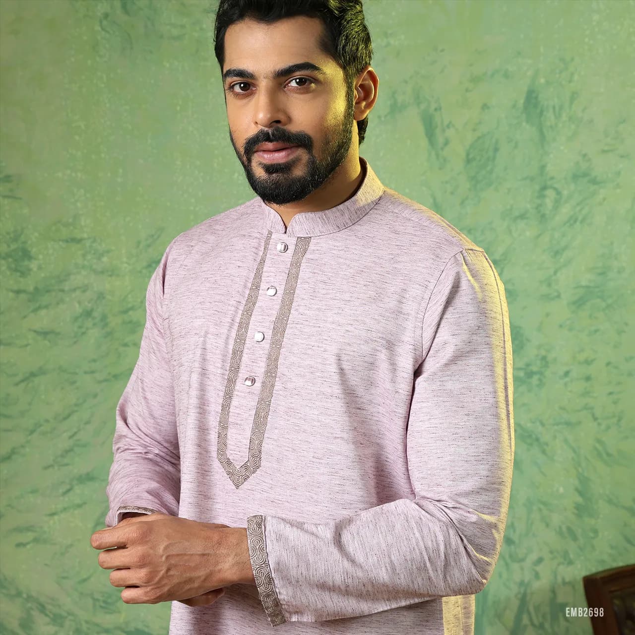 Classic Embroidered Panjabi for Men