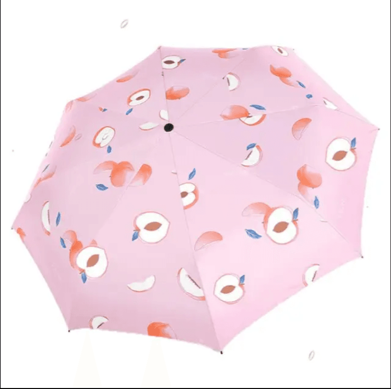 Umbrella Fruit Folding Fully Automatic Rain And Shine Dual Purpose Uses. UV Rays Protected Umbrella