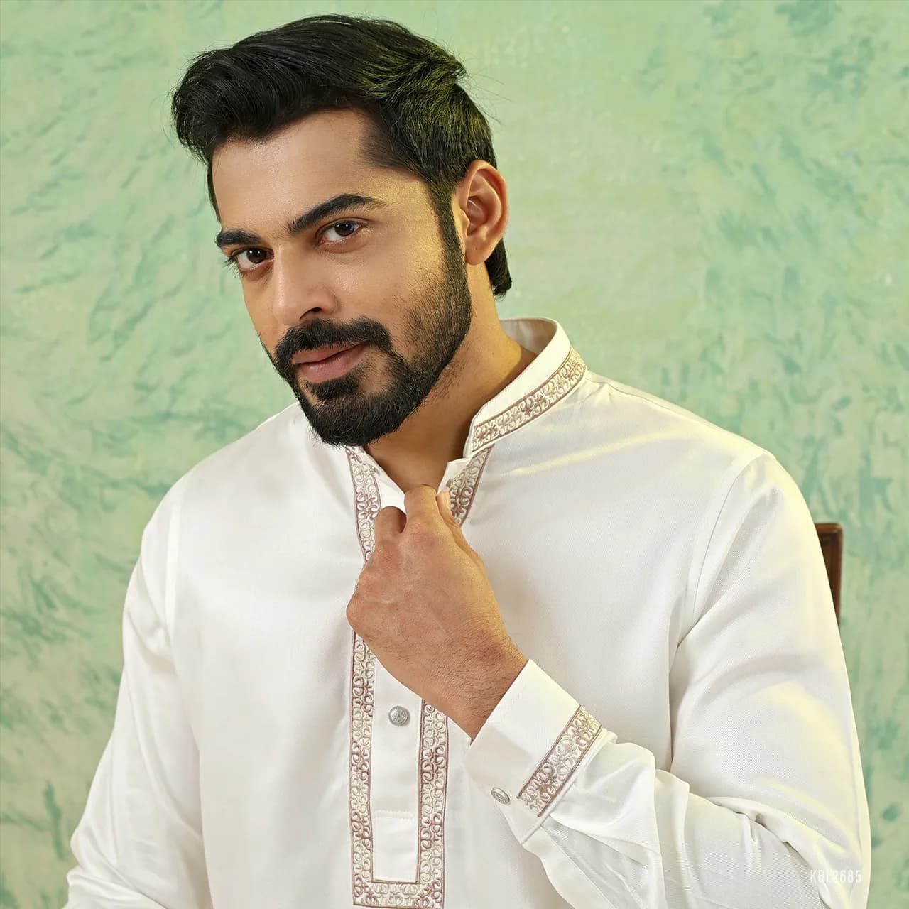 Premium Embroidered Kabli Set